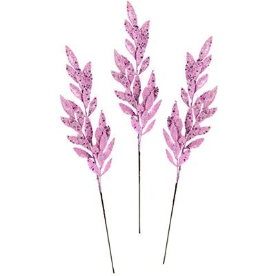 Flair Flower julgren, bladgren, med glitter och dekorativa stenar, gren, dekorativ gren, juldekoration för arrangemang, julkrans, adventskrans, dekoration, enkelblomma, dekorativ blomma, konstgjord Flair Flower julgren, bladgren, med glitter och dekorativa stenar, gren, dekorativ gren, juldekoration för arrangemang, julkrans, adventskrans, dekoration, enkelblomma, dekorativ blomma, konstgjord