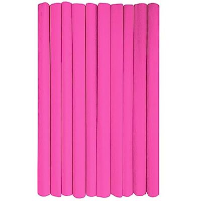 Interdruk – Crêpepapper Rullar för Barns DIY och Dekorationer Paket med 10 rullar (50 cm x 200 cm, 28 g/m2) – 11 ljusrosa Interdruk – Crêpepapper Rullar för Barns DIY och Dekorationer Paket med 10 rullar (50 cm x 200 cm, 28 g/m2) – 11 ljusrosa