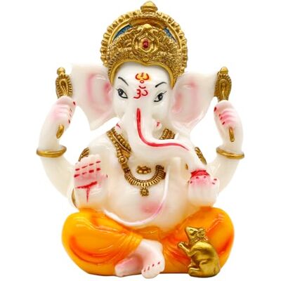 alikiki Hindu Lord Ganesha Idol – Indisk Ganesh-staty för hemtempel, Mandir, Pooja, Diwali-gåvor, indisk gåva för bröllopet, yogarum, altare, dekor alikiki Hindu Lord Ganesha Idol – Indisk Ganesh-staty för hemtempel, Mandir, Pooja, Diwali-gåvor, indisk gåva för bröllopet, yogarum, altare, dekor