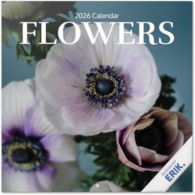 Grupo Erik Wall Calendar 2026 Flowers Calendar 2026 Square 30 x 30 cm 12 x 12 inches Wall Planner, Family Planner Month To View Botanical Gifts For Friends Grupo Erik Wall Calendar 2026 Flowers Calendar 2026 Square 30 x 30 cm 12 x 12 inches Wall Planner, Family Planner Month To View Botanical Gifts For Friends