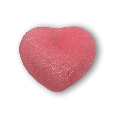 Cereria Di Giorgio Hjärtformat ljus repad textur presentpåse hantverk ljus diameter 8 cm höjd 10 cm dop gynnar baby shower nattvardsgång rosa färg Cereria Di Giorgio Hjärtformat ljus repad textur presentpåse hantverk ljus diameter 8 cm höjd 10 cm dop gynnar baby shower nattvardsgång rosa färg