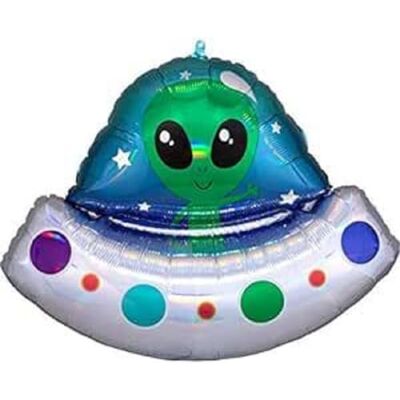 amscan Jumbo folieballong utomjordisk rymdskepp amscan Jumbo folieballong utomjordisk rymdskepp