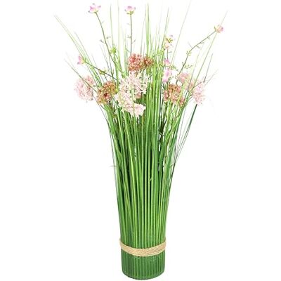Flair Flower Konstgjord gräslinning med blommor, gräsarrangemang, gräsbuske, gräsbussla, dekoration, bunt konstgjorda blommor, stående gräs, konstgräs, gräs, bunt, grön växt, växt, prydnadsgräs, buskar Flair Flower Konstgjord gräslinning med blommor, gräsarrangemang, gräsbuske, gräsbussla, dekoration, bunt konstgjorda blommor, stående gräs, konstgräs, gräs, bunt, grön växt, växt, prydnadsgräs, buskar