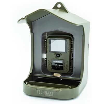Technaxx Fågelhus med Kamera Full HD 1080p – Fågelmatare för Utomhus med 100° Vidvinkel, Nattseende, PIR Rörelsesensor, Slow Motion, IP56, Vägg- och Balkongmontering – TX-165 Technaxx Fågelhus med Kamera Full HD 1080p – Fågelmatare för Utomhus med 100° Vidvinkel, Nattseende, PIR Rörelsesensor, Slow Motion, IP56, Vägg- och Balkongmontering – TX-165