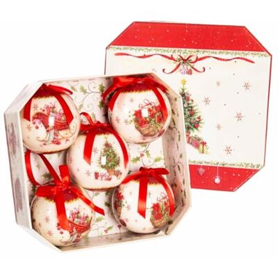 BigBuy Christmas Julbollar Multicolor Polyfoam papper 7,5 x 7,5 x 7,5 cm (5 enheter) BigBuy Christmas Julbollar Multicolor Polyfoam papper 7,5 x 7,5 x 7,5 cm (5 enheter)