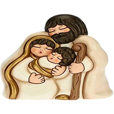 THUN ➢- Sacred Familj Soprammobile Juldekorationer Hem Medium Format Keramiska 14,5 x 9,5 x 16 h cm THUN ➢- Sacred Familj Soprammobile Juldekorationer Hem Medium Format Keramiska 14,5 x 9,5 x 16 h cm