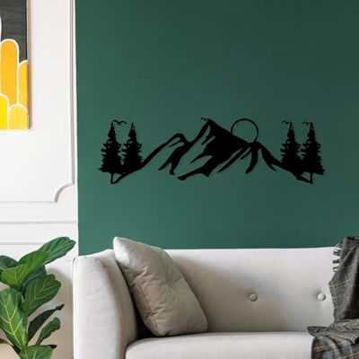 Wallity Snygg svart dekorativ metallväggtillbehör, 20 x 70 cm 100% metall, 1,5 mm tjock Lätt och lätt att hänga, perfekt för heminredning Wallity Snygg svart dekorativ metallväggtillbehör, 20 x 70 cm 100% metall, 1,5 mm tjock Lätt och lätt att hänga, perfekt för heminredning