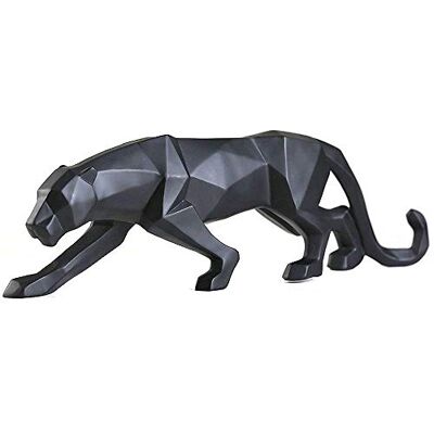 FJWYSANGU Gongguan abstrakt leopard statyer panter skulptur hand eftertraktat djur harts modern heminredning liten svart FJWYSANGU Gongguan abstrakt leopard statyer panter skulptur hand eftertraktat djur harts modern heminredning liten svart