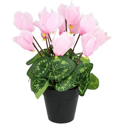 Flair Flower Konstgjorda alpviol i kruka blomma dekoration dekorativ blomma dehead lans vår blomma konstgjord blomma växt primelbuske primula nyckelblomma sidenblomma krukväxt, rosa Flair Flower Konstgjorda alpviol i kruka blomma dekoration dekorativ blomma dehead lans vår blomma konstgjord blomma växt primelbuske primula nyckelblomma sidenblomma krukväxt, rosa