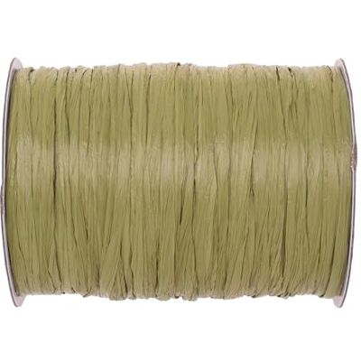 Glorex 6 9400 610 – Raffia ädelbast, 100 m matt bast på rulle, oliv – för pyssel, för dekoration eller för arrangemang, buketter och annat blomarbete Glorex 6 9400 610 – Raffia ädelbast, 100 m matt bast på rulle, oliv – för pyssel, för dekoration eller för arrangemang, buketter och annat blomarbete