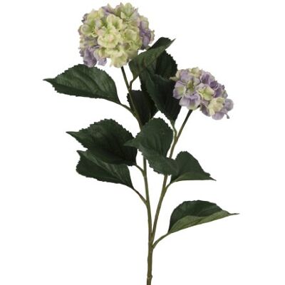 BELLAFIORA 01AMAZ0444123 Plastblommor, Konstgjorda Blommor, Hortensie, 2 Blommor, 1 m, Blå/Grön BELLAFIORA 01AMAZ0444123 Plastblommor, Konstgjorda Blommor, Hortensie, 2 Blommor, 1 m, Blå/Grön