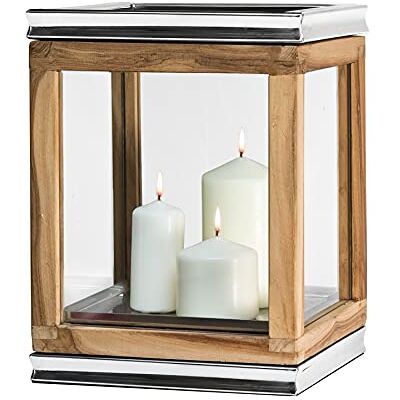 Edzard Dubai Teak Lantern - Lantern Edzard Dubai Teak Lantern - Lantern