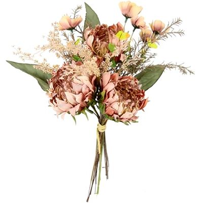 Flair Flower Konstgjord blombukett Protea 43 cm bukett kronärtskocka tistel blombuketter sidenblomma konstgjord blomma dekorativ blomma bukett bröllop hus höstdekoration höstblomma oäkta blomma mittstycke Flair Flower Konstgjord blombukett Protea 43 cm bukett kronärtskocka tistel blombuketter sidenblomma konstgjord blomma dekorativ blomma bukett bröllop hus höstdekoration höstblomma oäkta blomma mittstycke