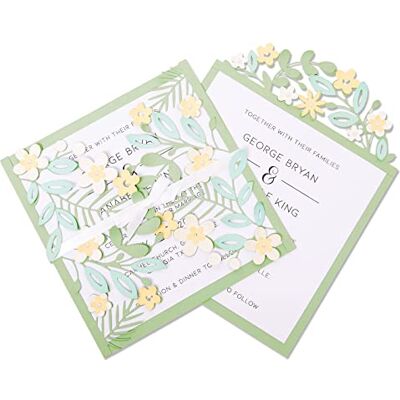 Sizzix Thinlits Die Set 9-pack 664395 blommiga kanter #2, papper, flerfärgad, en storlek Sizzix Thinlits Die Set 9-pack 664395 blommiga kanter #2, papper, flerfärgad, en storlek