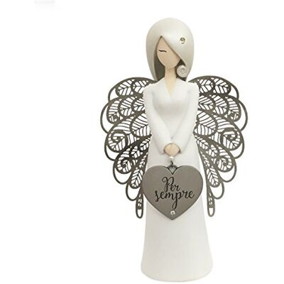 Enesco You Are An Angel alf001i figur Engel, keramik, vit, 10,5 x 10,5 x 17,5 cm Enesco You Are An Angel alf001i figur Engel, keramik, vit, 10,5 x 10,5 x 17,5 cm