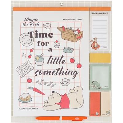 Grupo Erik Magnetic Calendar For Fridge 2027 Disney Winnie the Pooh Gifts Family Planner Calendar 2027 with Stickers, Pen, Shopping List, Sticky Notes Magnetic Planner 16 Months Sep 26 Dec 27 Grupo Erik Magnetic Calendar For Fridge 2027 Disney Winnie the Pooh Gifts Family Planner Calendar 2027 with Stickers, Pen, Shopping List, Sticky Notes Magnetic Planner 16 Months Sep 26 Dec 27