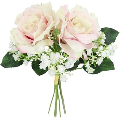 Flair Flower Konstgjorda blommor uppsättning av 3 rosor slöjkål konstgjorda blommor sidenrosor enkel bukett bröllopsdekorationer blomster enda blomma stjälkblomma blomma blomma gren blommor dekorativ gren Flair Flower Konstgjorda blommor uppsättning av 3 rosor slöjkål konstgjorda blommor sidenrosor enkel bukett bröllopsdekorationer blomster enda blomma stjälkblomma blomma blomma gren blommor dekorativ gren