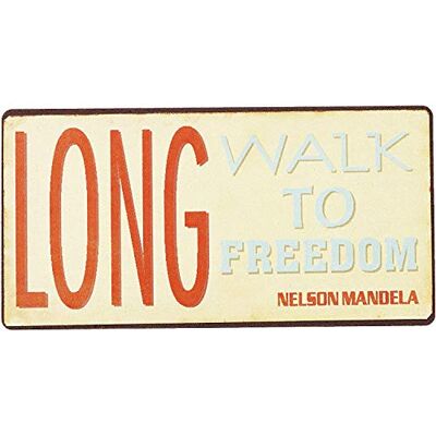 Lafinesse Dekorativ kylskåpsmagnet för hem lång promenad till frihet 5 cm x 10 cm Lafinesse Dekorativ kylskåpsmagnet för hem lång promenad till frihet 5 cm x 10 cm