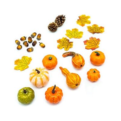 HEITMANN DECO höst – dekorationsset, orange/brun HEITMANN DECO höst – dekorationsset, orange/brun