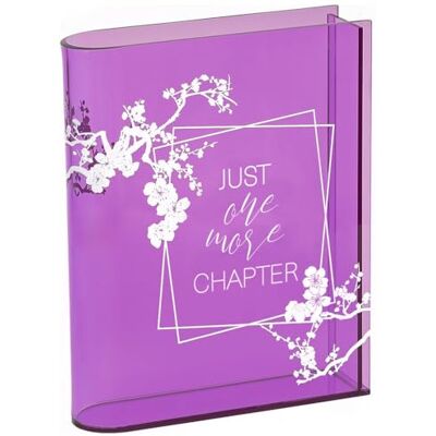 moses Just One More Chapter Bovas, Read & Bloom, dekorativ vas i bokform av akryl, romantisk bokhylla-dekoration för blommor och torkade blommor, gåva till bokälskare moses Just One More Chapter Bovas, Read & Bloom, dekorativ vas i bokform av akryl, romantisk bokhylla-dekoration för blommor och torkade blommor, gåva till bokälskare