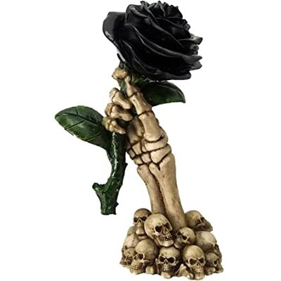 Puckator Skeletthand med svart rosa dekoration Puckator Skeletthand med svart rosa dekoration