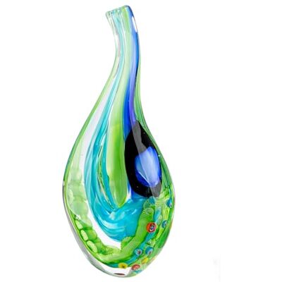 ART Glas konst dekorativt objekt Viridis – grön – höjd 38 cm – glas – dekorativ figur – glasskulptur ART Glas konst dekorativt objekt Viridis – grön – höjd 38 cm – glas – dekorativ figur – glasskulptur