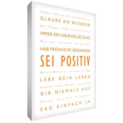 ART är positiv duk på ram väggtatuering modern stil - ART är positiv duk på ram väggtatuering modern stil -