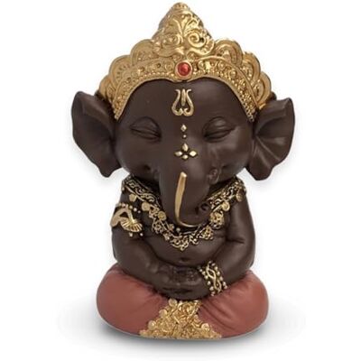 Zen Light Ganesh 2 Statyette Lyckoamulett Zen och Feng Shui-dekoration för att skapa en avslappnande och andlig atmosfär presentidé höjd: 11,5 cm färg: Grön och brun Zen'Light Zen Light Ganesh 2 Statyette Lyckoamulett Zen och Feng Shui-dekoration för att skapa en avslappnande och andlig atmosfär presentidé höjd: 11,5 cm färg: Grön och brun Zen'Light