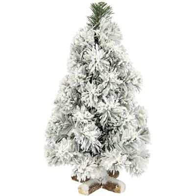 Flair Flower Konstgjord minigran isad och snötäckt på träfot, konstgjord snö, liten julgran, bordsdekoration, träd, konstgran liten vit julgran, juldekoration konstgran advent Flair Flower Konstgjord minigran isad och snötäckt på träfot, konstgjord snö, liten julgran, bordsdekoration, träd, konstgran liten vit julgran, juldekoration konstgran advent