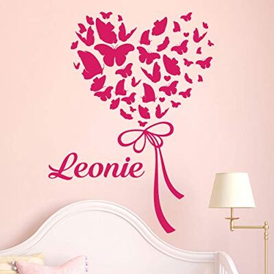Ambiance Sticker Personliga förnamn klistermärken klistermärken klistermärken för papilons ballong väggdekoration för barn 2 ark 40 x 30 cm och 50 x 30 cm Fushia Ambiance Sticker Personliga förnamn klistermärken klistermärken klistermärken för papilons ballong väggdekoration för barn 2 ark 40 x 30 cm och 50 x 30 cm Fushia