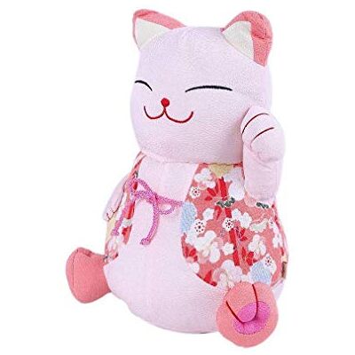 lachineuse Japansk katt av tyg, rosa lachineuse Japansk katt av tyg, rosa