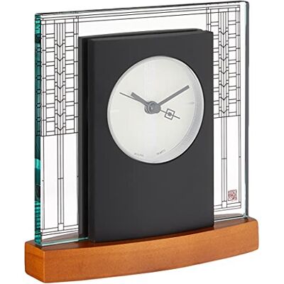Bulova B7750 Glasner House Frankl Lloyd Wright klocka, ljus körsbärsfläck Bulova B7750 Glasner House Frankl Lloyd Wright klocka, ljus körsbärsfläck