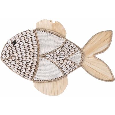 Tivoli Väggfisk, naturlig snäckskaldekoration, hav Tivoli Väggfisk, naturlig snäckskaldekoration, hav