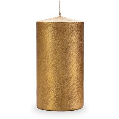 Cereria Di Giorgio Repat ljus metall diameter 10 cm höjd 20 cm guld Cereria Di Giorgio Repat ljus metall diameter 10 cm höjd 20 cm guld