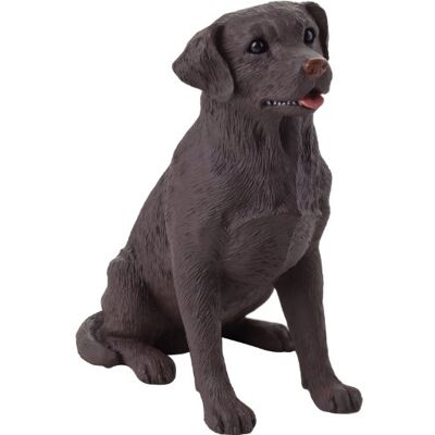 Sandicast Labrador retriever liv storlek skulptur, chokladbrun, liten storlek Sandicast Labrador retriever liv storlek skulptur, chokladbrun, liten storlek