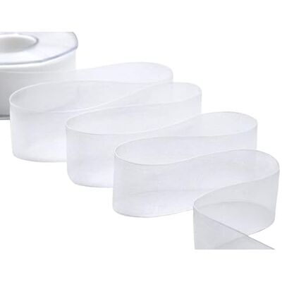 Furlanis Velo Organza, Dekorationstejp, Tyg Italiensk-vit, 40 mm x 50 m Furlanis Velo Organza, Dekorationstejp, Tyg Italiensk-vit, 40 mm x 50 m