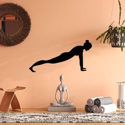 Wallity Snygg svart dekorativ metallväggtillbehör, 60 x 30 cm 100% metall, 1,5 mm tjocklek perfekt för modern heminredning och unik väggkonst Wallity Snygg svart dekorativ metallväggtillbehör, 60 x 30 cm 100% metall, 1,5 mm tjocklek perfekt för modern heminredning och unik väggkonst