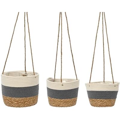Decoris Naturlig blåklöver planterare – 27 cm diameter, 20 cm höjd, en storlek Decoris Naturlig blåklöver planterare – 27 cm diameter, 20 cm höjd, en storlek