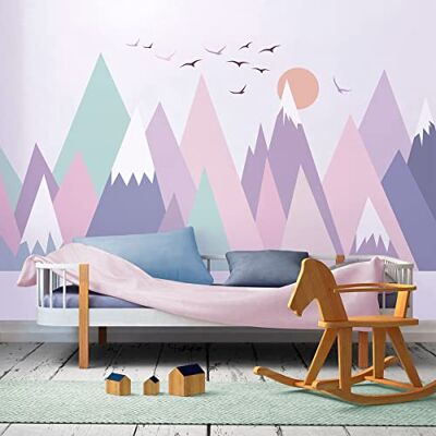 Ambiance Sticker Väggklistermärken för barn babyrumsdekoration jätte väggdekal barn skandinaviska berg Monika 40 x 60 cm Ambiance Sticker Väggklistermärken för barn babyrumsdekoration jätte väggdekal barn skandinaviska berg Monika 40 x 60 cm