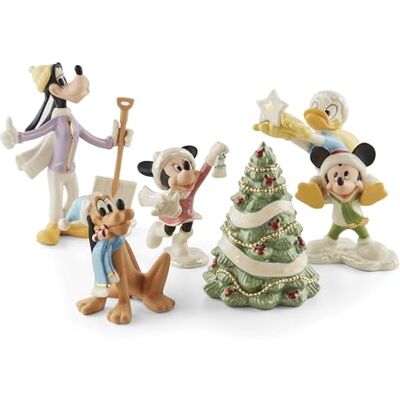 Lenox 897079 Disney Winter Fun 5-delad figuruppsättning Lenox 897079 Disney Winter Fun 5-delad figuruppsättning