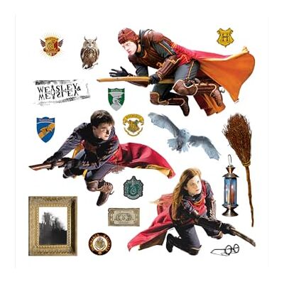 AG Design Harry Potter Barnrum väggklistermärken, väggtatuering pojke dekoration av 30 x 30 cm ADKS 3830 AG Design Harry Potter Barnrum väggklistermärken, väggtatuering pojke dekoration av 30 x 30 cm ADKS 3830