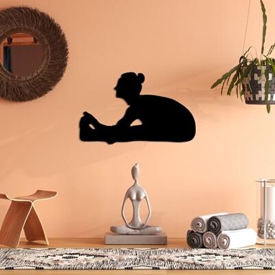 Wallity Snygg svart dekorativ metallväggtillbehör, 60 x 37 cm 100% metall, 1,5 mm tjocklek perfekt för modern heminredning och unik väggkonst Wallity Snygg svart dekorativ metallväggtillbehör, 60 x 37 cm 100% metall, 1,5 mm tjocklek perfekt för modern heminredning och unik väggkonst