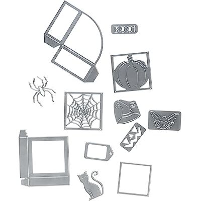Sizzix ELLISON THINLITS Dies, låda läskig silhuett Sizzix ELLISON THINLITS Dies, låda läskig silhuett