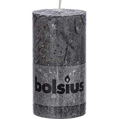 bolsius Rustik 103867590331 stumpljus av paraffinvax, antracit bolsius Rustik 103867590331 stumpljus av paraffinvax, antracit