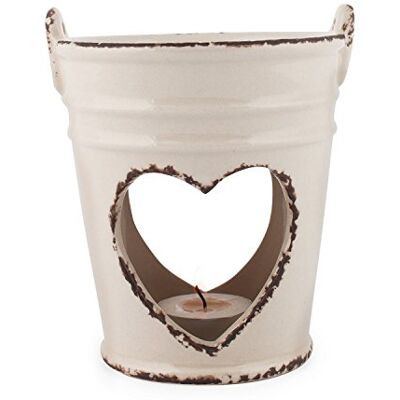 pajoma keramik doftlampa "Gammal Romantic" stor, H 13 cm i beige pajoma keramik doftlampa "Gammal Romantic" stor, H 13 cm i beige
