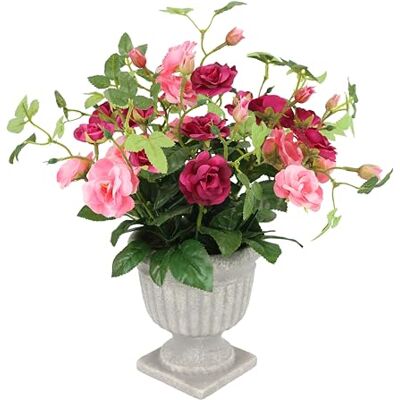 Flair Flower Rosor i pokal konstgjorda blommor rosor blommor gravsmycken konstgjorda blommor konstgjorda rosor bukett rosor dekoration rosenhuvuden plastrosor ros som äkta sidenblommor dekorativa blommor Flair Flower Rosor i pokal konstgjorda blommor rosor blommor gravsmycken konstgjorda blommor konstgjorda rosor bukett rosor dekoration rosenhuvuden plastrosor ros som äkta sidenblommor dekorativa blommor