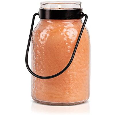 A Cheerful Giver En gladlykta giver saftig persika enkel lykta burkljus, 16 ounce, orange A Cheerful Giver En gladlykta giver saftig persika enkel lykta burkljus, 16 ounce, orange