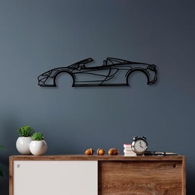Wallity Hanah Home Stylish Black Decorative Metal Wall Accessory, 70 x 17 cm 100% metall, 1,5 mm tjock Easy Wall Mounting, perfekt för modern inredning Wallity Hanah Home Stylish Black Decorative Metal Wall Accessory, 70 x 17 cm 100% metall, 1,5 mm tjock Easy Wall Mounting, perfekt för modern inredning