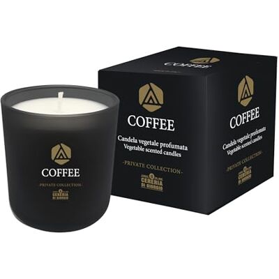 Cereria Di Giorgio Doftljus i växtvax Made in Italy Aromaterapi svart kaffe hållbarhet 44 timmar Cereria Di Giorgio Doftljus i växtvax Made in Italy Aromaterapi svart kaffe hållbarhet 44 timmar