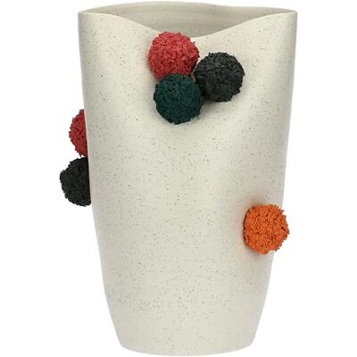 rituali domestici M keramisk vas 21 x 20 cm djup 35 cm pompom-kollektion rituali domestici M keramisk vas 21 x 20 cm djup 35 cm pompom-kollektion